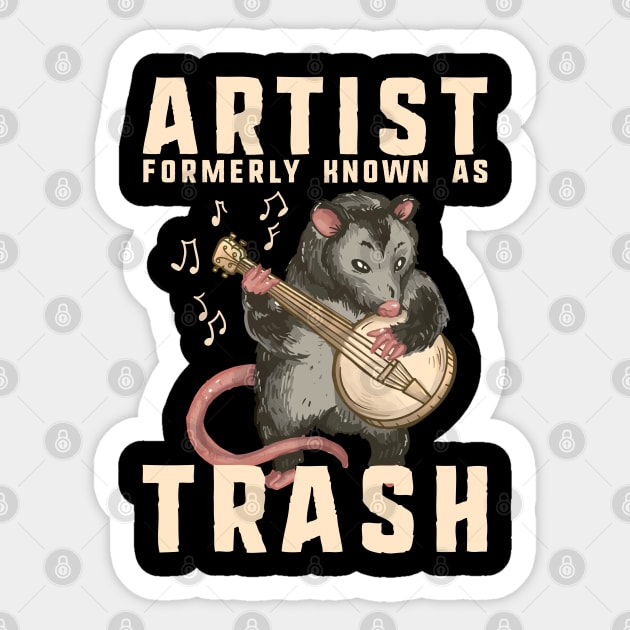 Artist formerly know as trash Sticker by Emmi Fox Designs